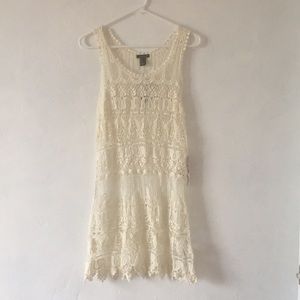 White lace top or dress